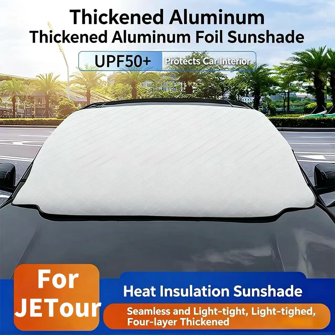 Car Sunshade Windshield Umbrella Foldable - For Jetour T2/T1 Dashing/X70 Plus/X50 Sunshade