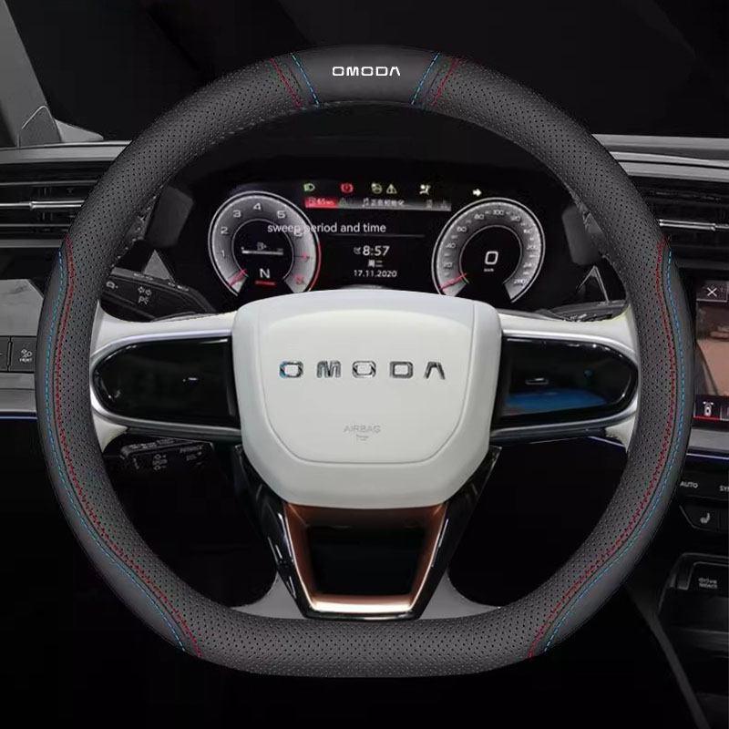Car Leather Steering Wheel Cov - огляд і ціна Car Steering Wheel Cover Anti Slip Breathable