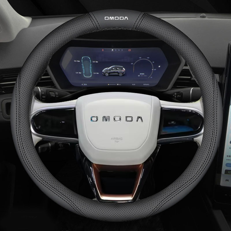 Car Leather Steering Wheel Cov - огляд і ціна Car Steering Wheel Cover Anti Slip Breathable