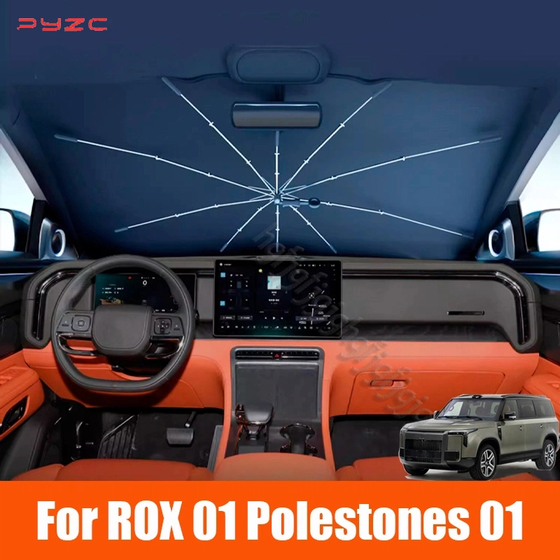 For ROX 01 Polestones 01 Car 2 - огляд і ціна Car Sunshade Windshield Umbrella Foldable