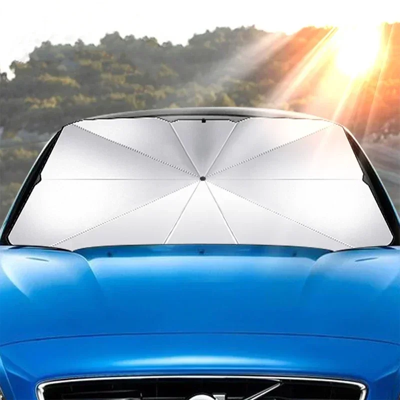 Foldable Car Windshield Sunsha - огляд і ціна Car Sunshade Windshield Umbrella Foldable