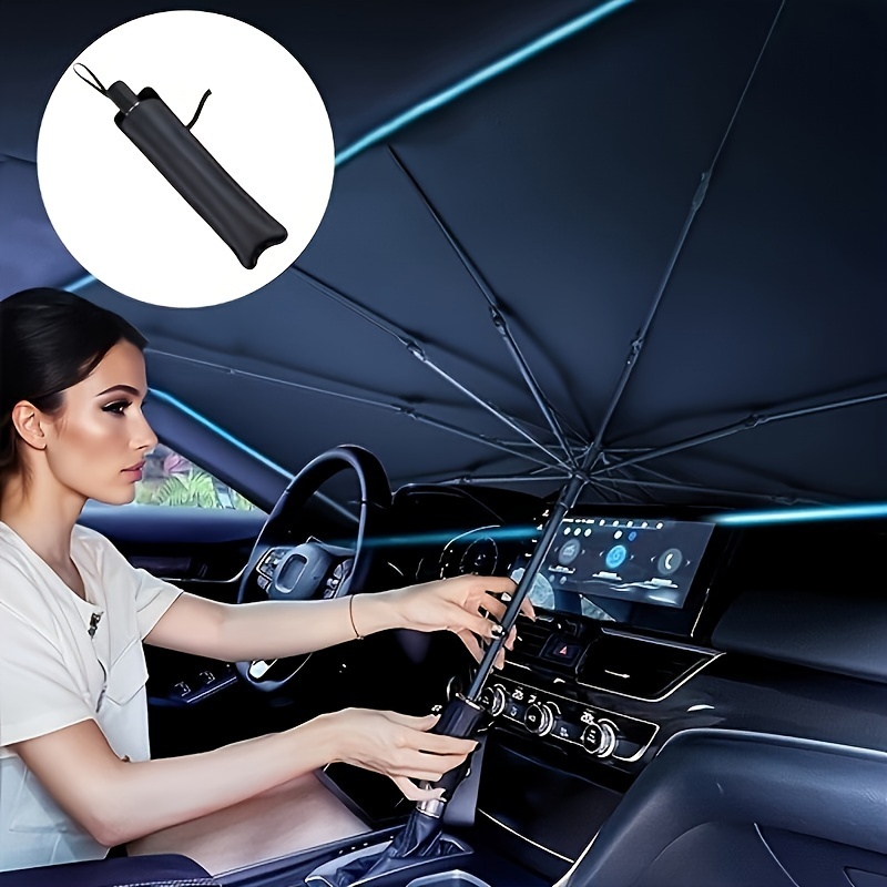 Car Windshield Sun Shade, Fold - огляд і ціна Car Sunshade Windshield Umbrella Foldable