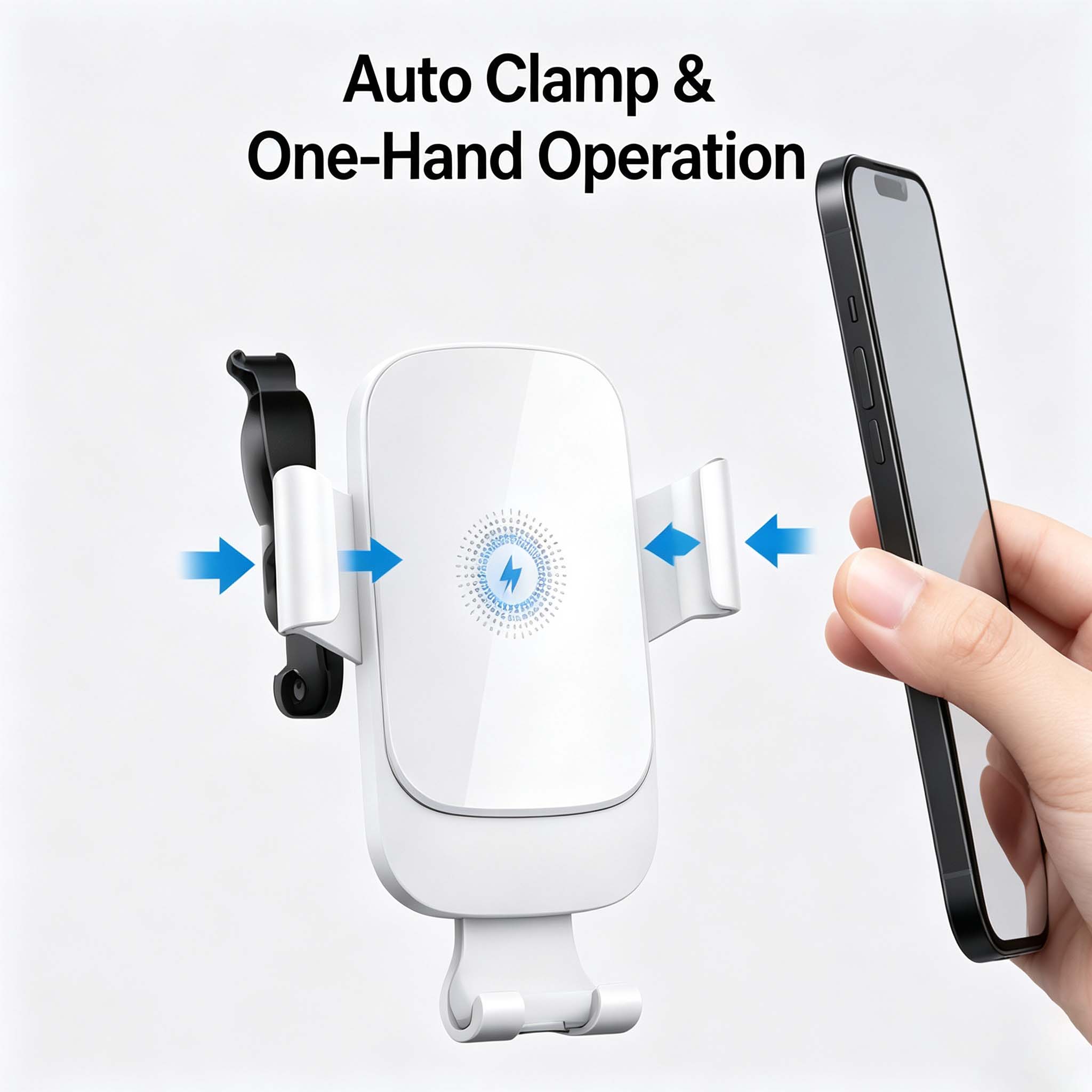 Wireless Car Charger 15W Fast  - огляд і ціна Wireless Car Charger Mount Fast Charging