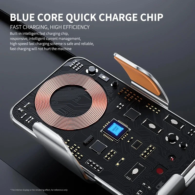 Car Wireless Charger Magnetic  - огляд і ціна Wireless Car Charger Mount Fast Charging