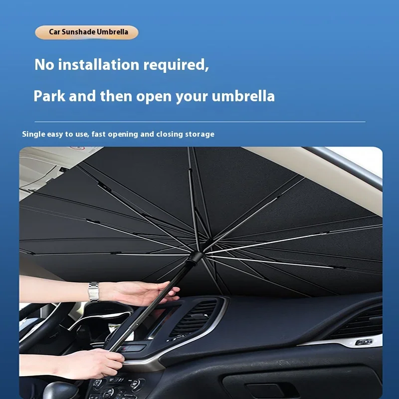 Car Sunshade Windshield Umbrel - огляд і ціна Car Sunshade Windshield Umbrella Foldable