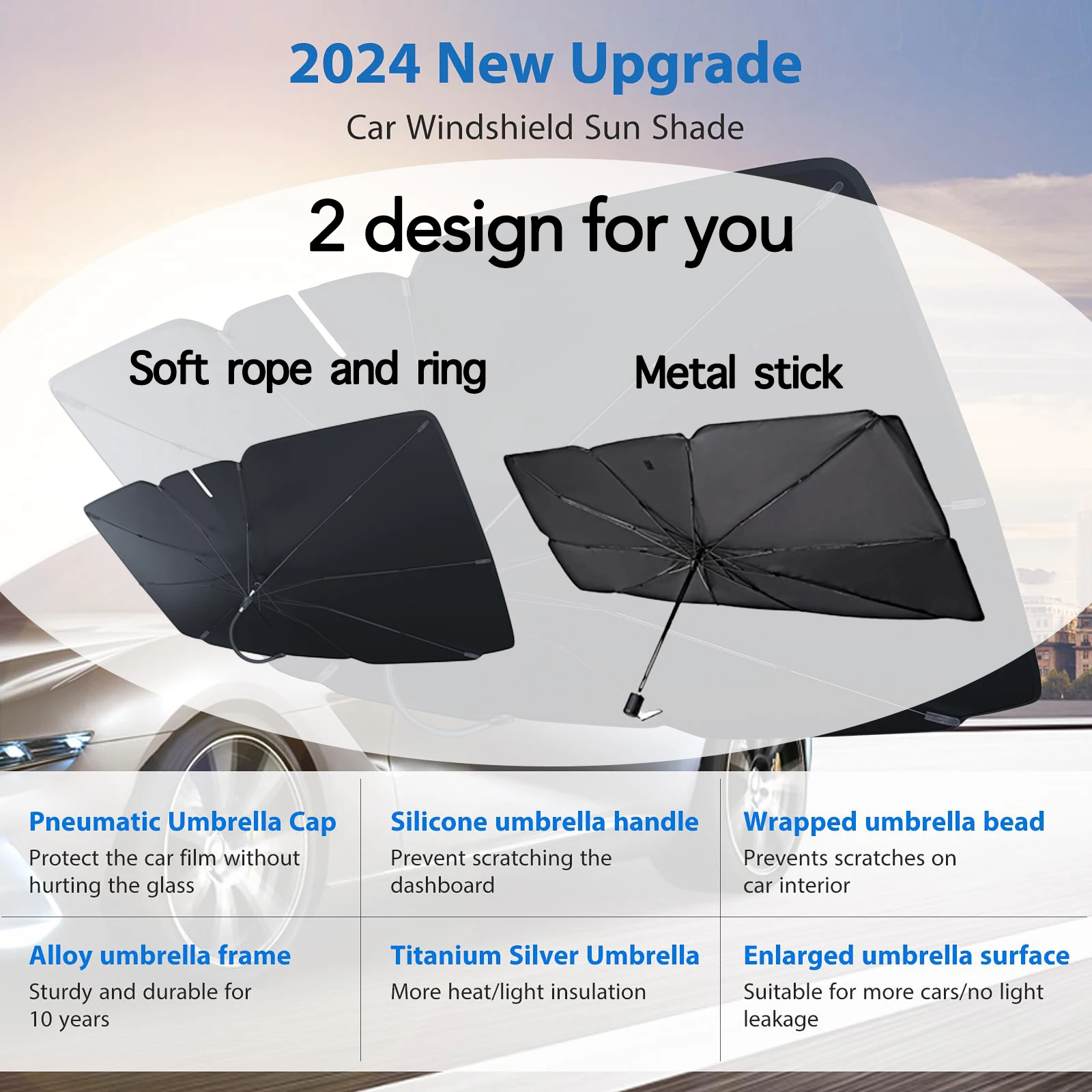 Car Sunshade Windshield Window - огляд і ціна Car Sunshade Windshield Umbrella Foldable