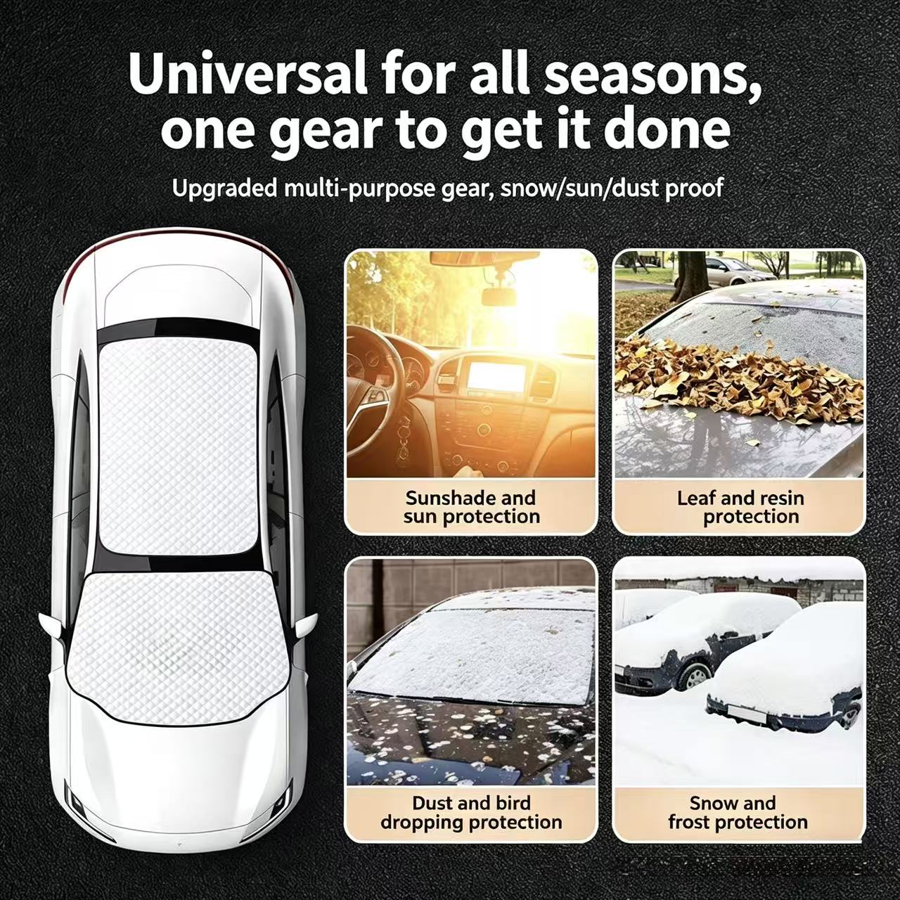 For Jetour T2/T1 Dashing/X70 P - огляд і ціна Car Sunshade Windshield Umbrella Foldable