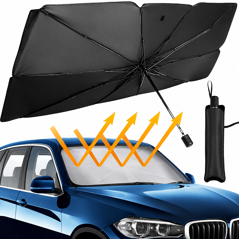 Universal Foldable Car Windshi - огляд і ціна Car Sunshade Windshield Umbrella Foldable